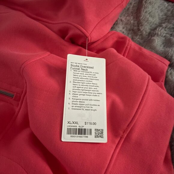 Lululemon Women's Pink and Red Jacket - Picture 4 of 4